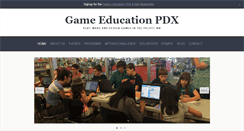 Desktop Screenshot of gameeducationpdx.com