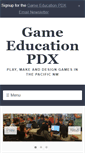 Mobile Screenshot of gameeducationpdx.com